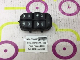 Comando de Vidros Frt / Esq Ford Focus de 2000 - Ref OEM :  98AB14A132DE